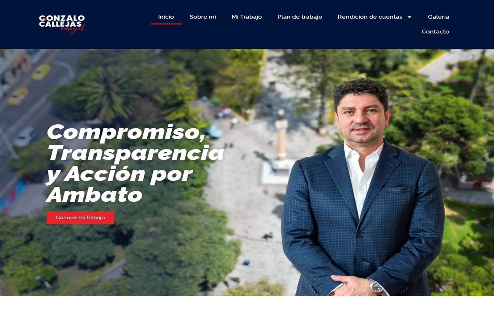Captura de la plataforma de marca personal Gonzalo Callejas